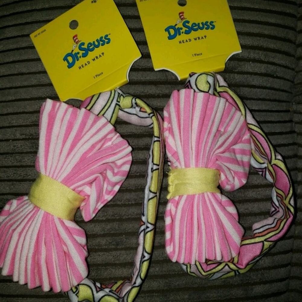 Dr. Seuss Head Wrap Head Band (Qty 2)